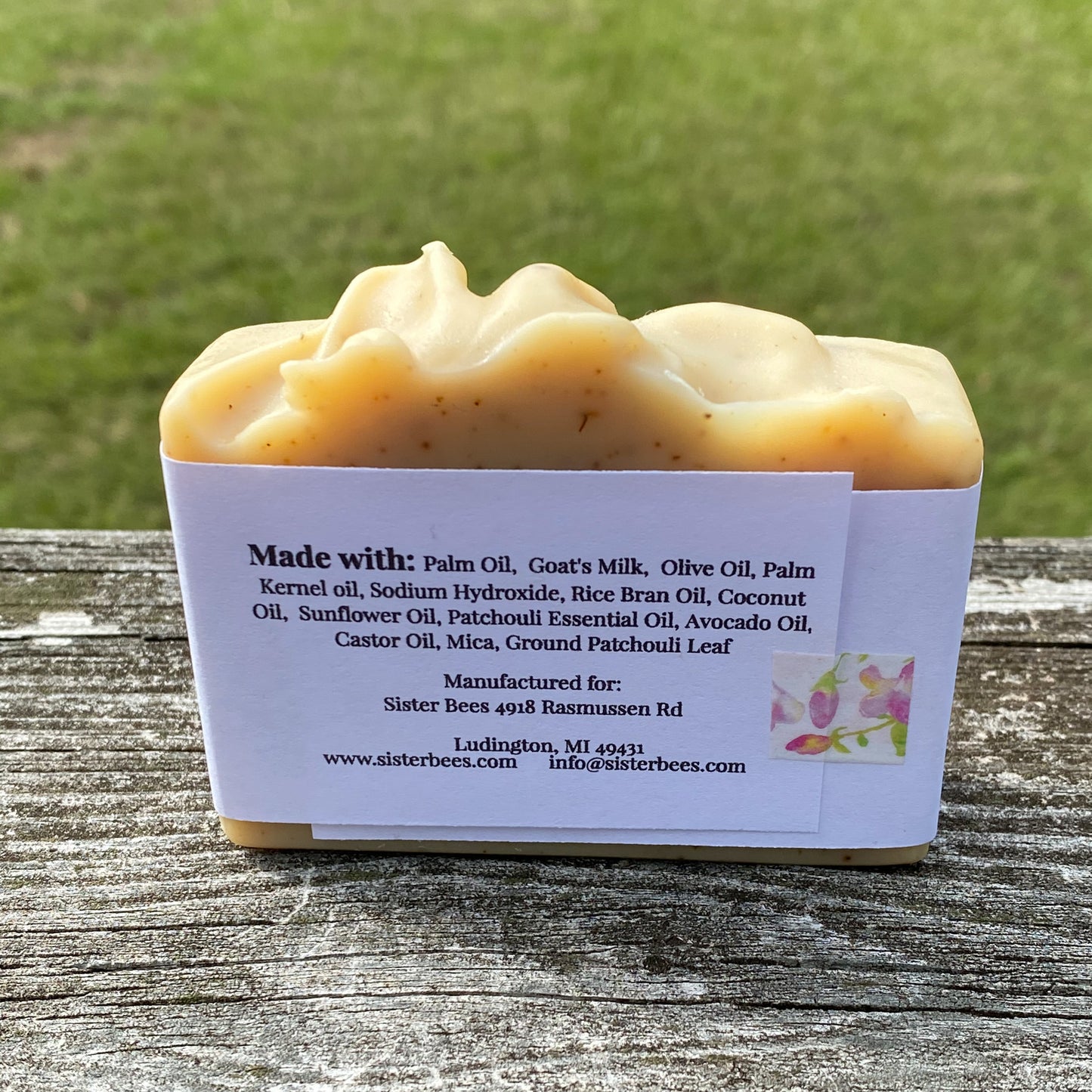 Sister Bees Patchouli Goat Milk Soap