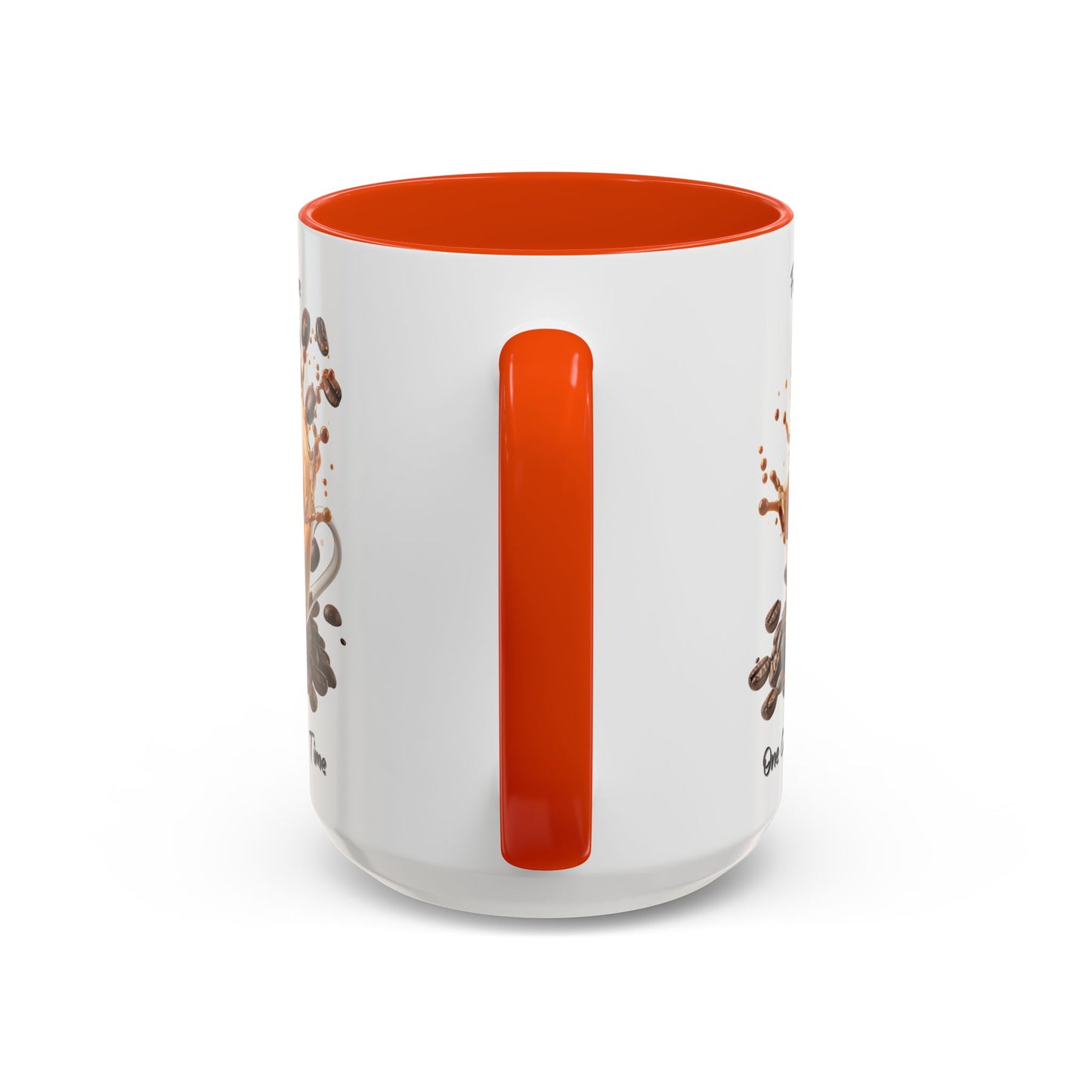 Coffee Splash Mug | Fueling Excellence One Coffee Bean at a Time