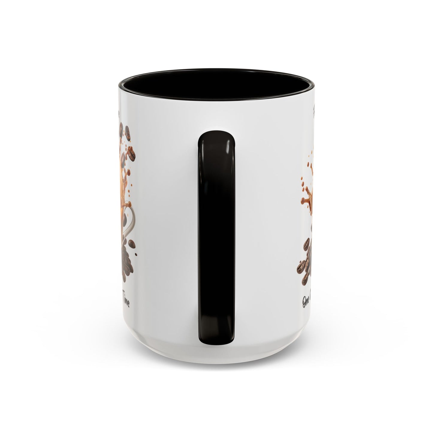 Coffee Splash Mug | Fueling Excellence One Coffee Bean at a Time