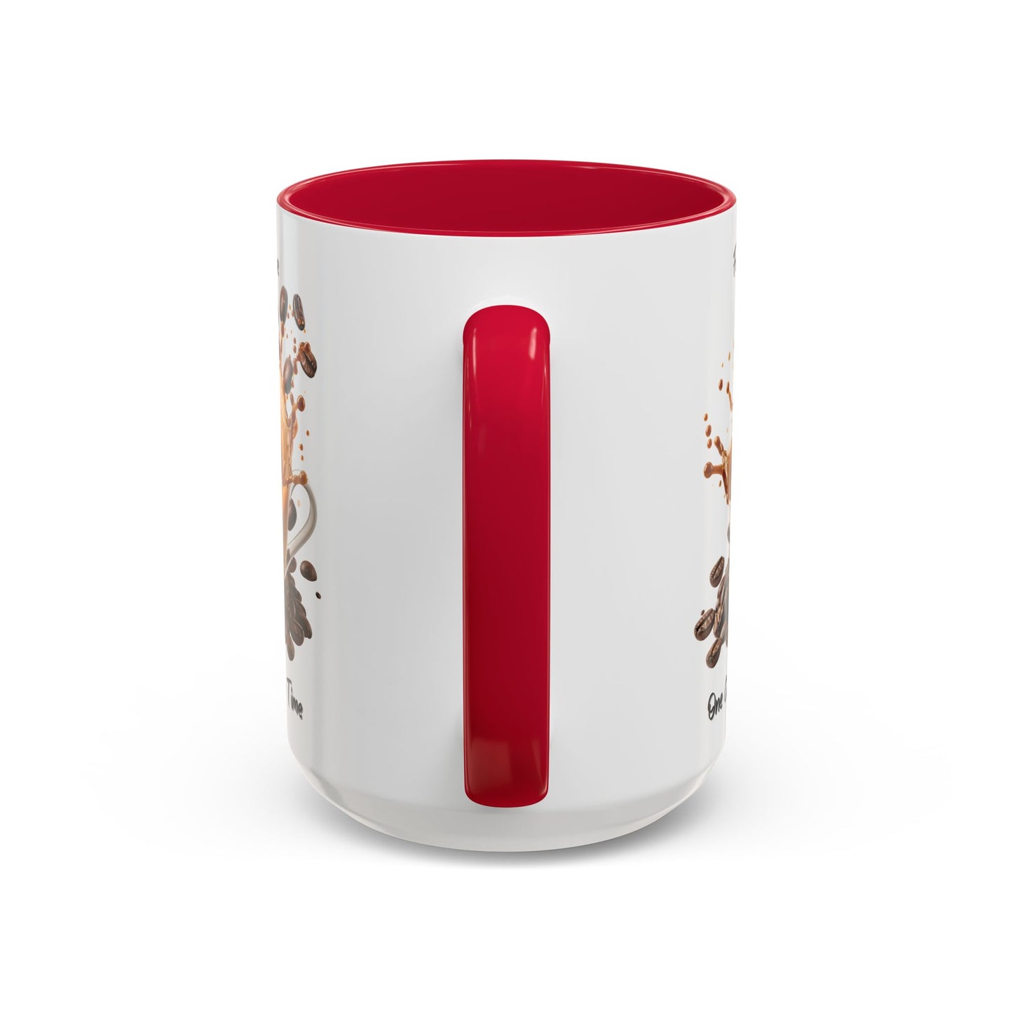 Coffee Splash Mug | Fueling Excellence One Coffee Bean at a Time
