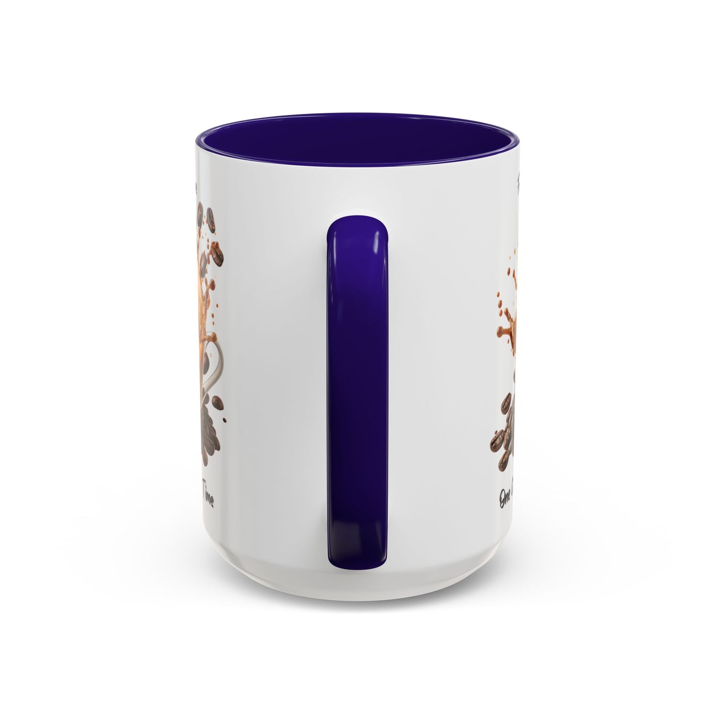 Coffee Splash Mug | Fueling Excellence One Coffee Bean at a Time