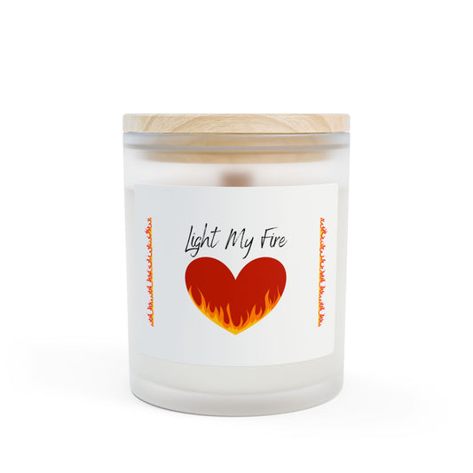 Romantic Heart Candle, Light My Fire, Gift for Couples, Home Decor, Wedding Favor, Cozy Atmosphere