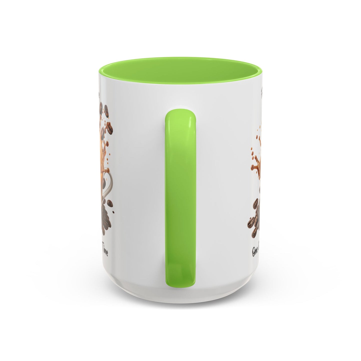 Coffee Splash Mug | Fueling Excellence One Coffee Bean at a Time