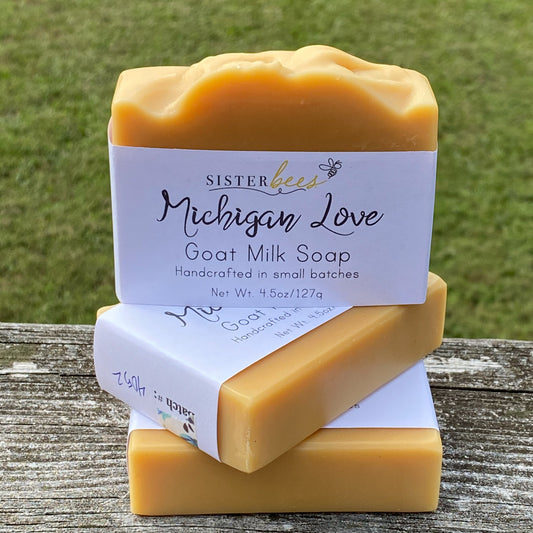 Sister Bees Michigan Love Goat Milk Soap