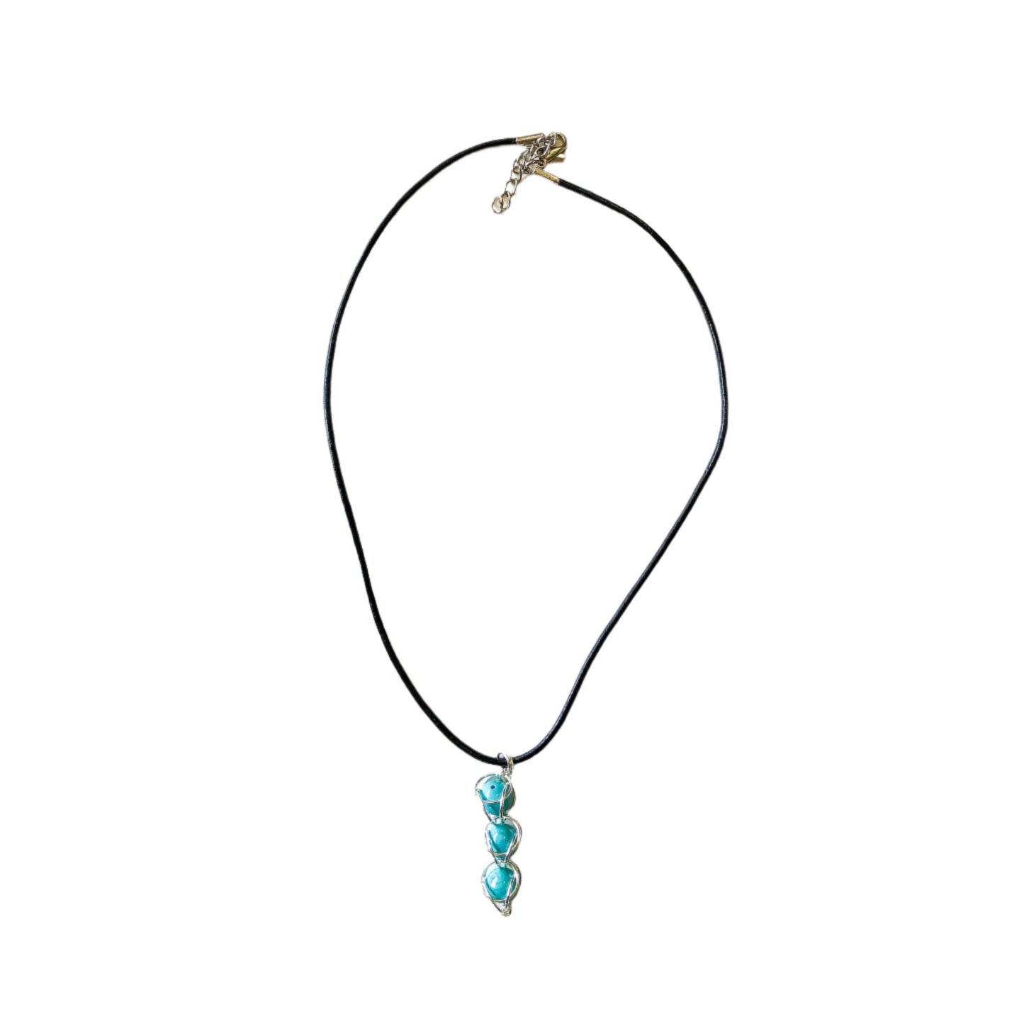 Caged Turquoise Necklace